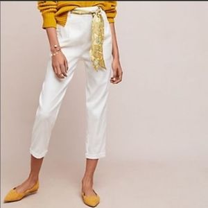 Anthropologie | Ett : TWA White Linen Pants